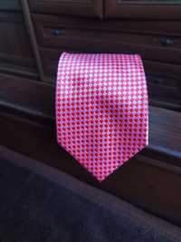 Nowy krawat Sunset Suits kolor czerwono różowy