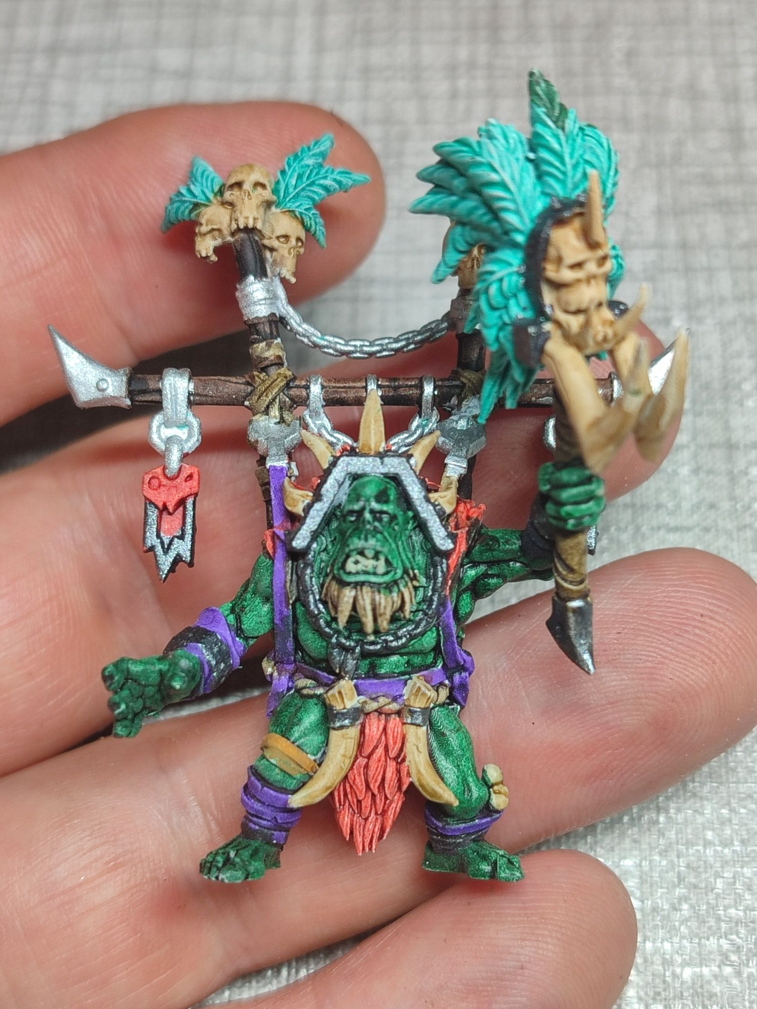 Warhammer / Oddział orków.