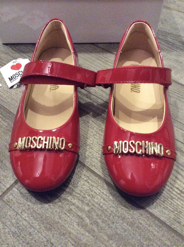 Туфли кожаные детские Moschino ОРИГИНАЛ! 27 размер