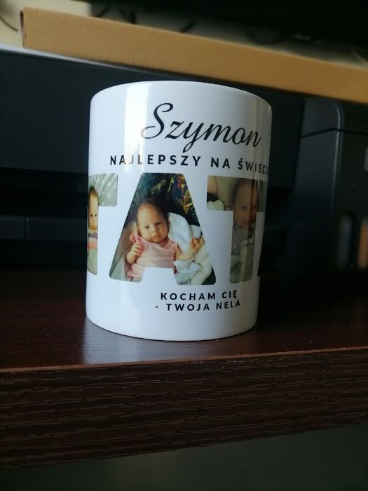Kubek prezent na Dzień Taty Ojca w eleganckim kartoniku