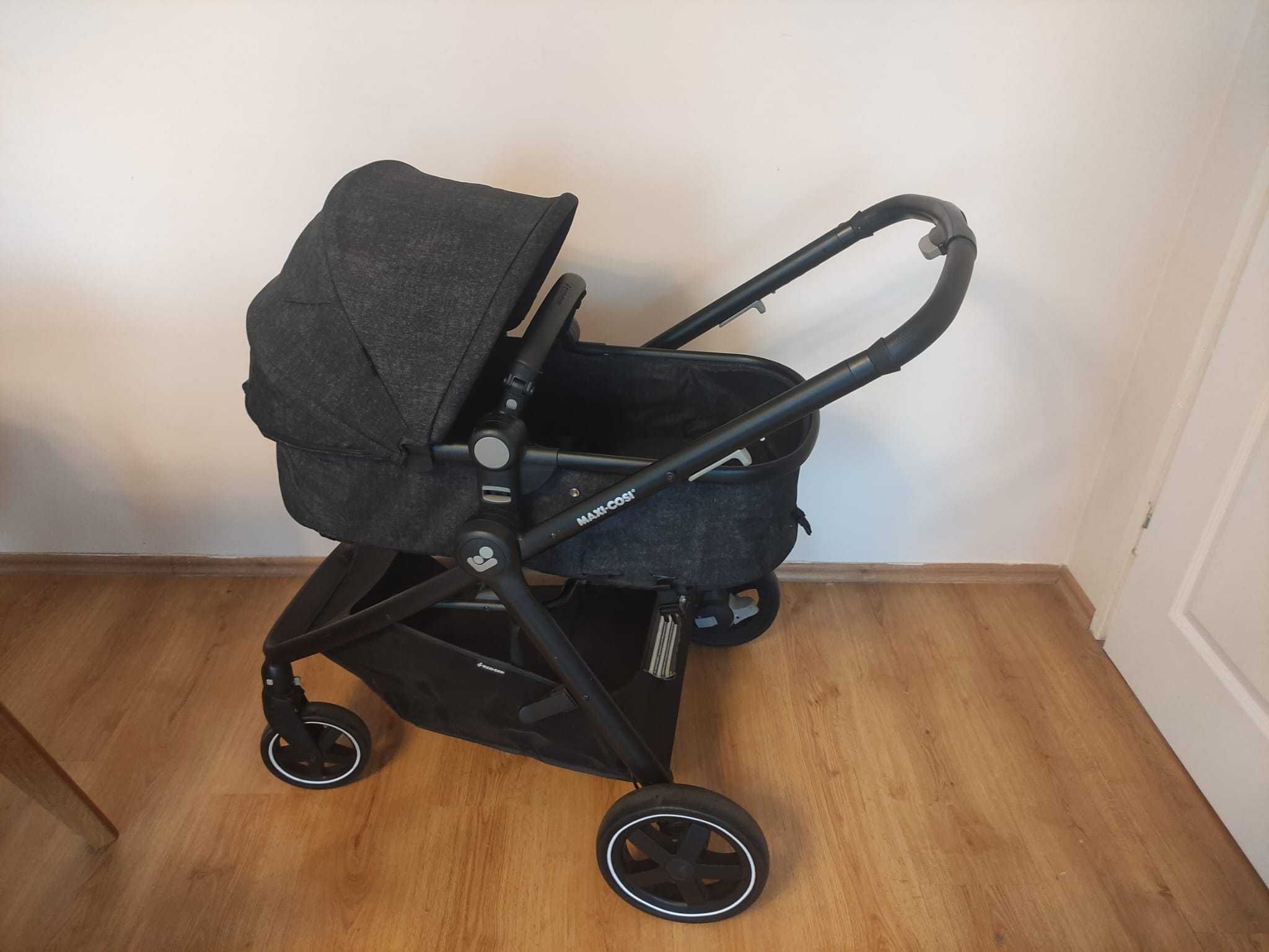 ULTRA LEKKI Wózek 2w1 Maxi Cosi Zelia plus materac STAN IDEALNY
