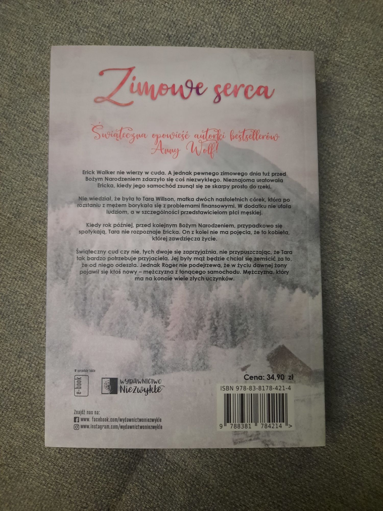 Książka "Zimowe serca" Anna Wolf