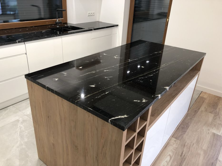 Blaty kuchenne schody parapety granit marmur konglomerat kwarcyt