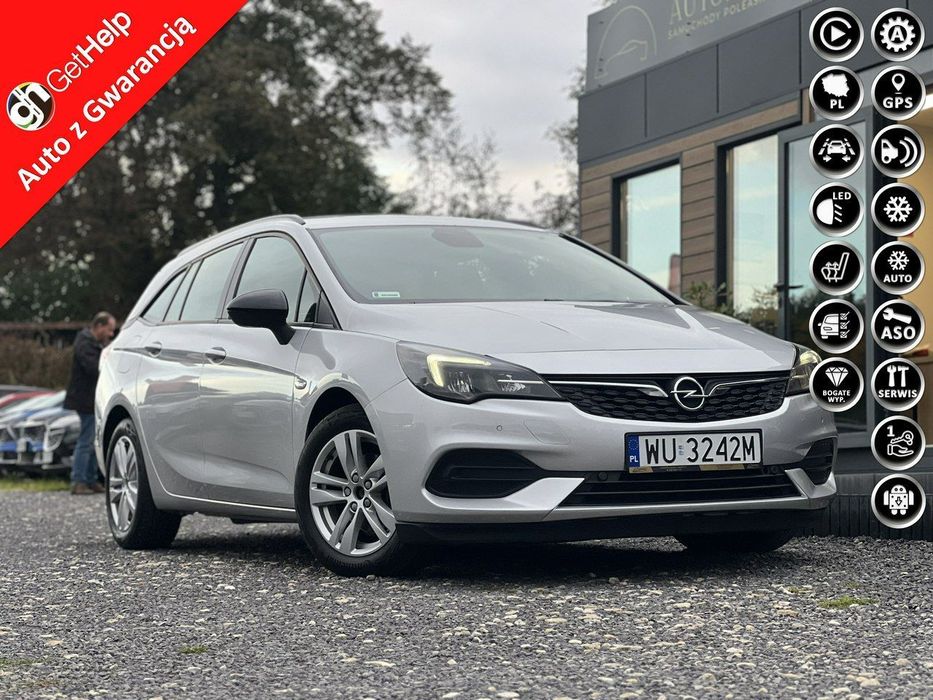 Opel Astra Salon Polska Poleasingowy I właściciel Serwis ASO VAT 23% Bezwypadkowy