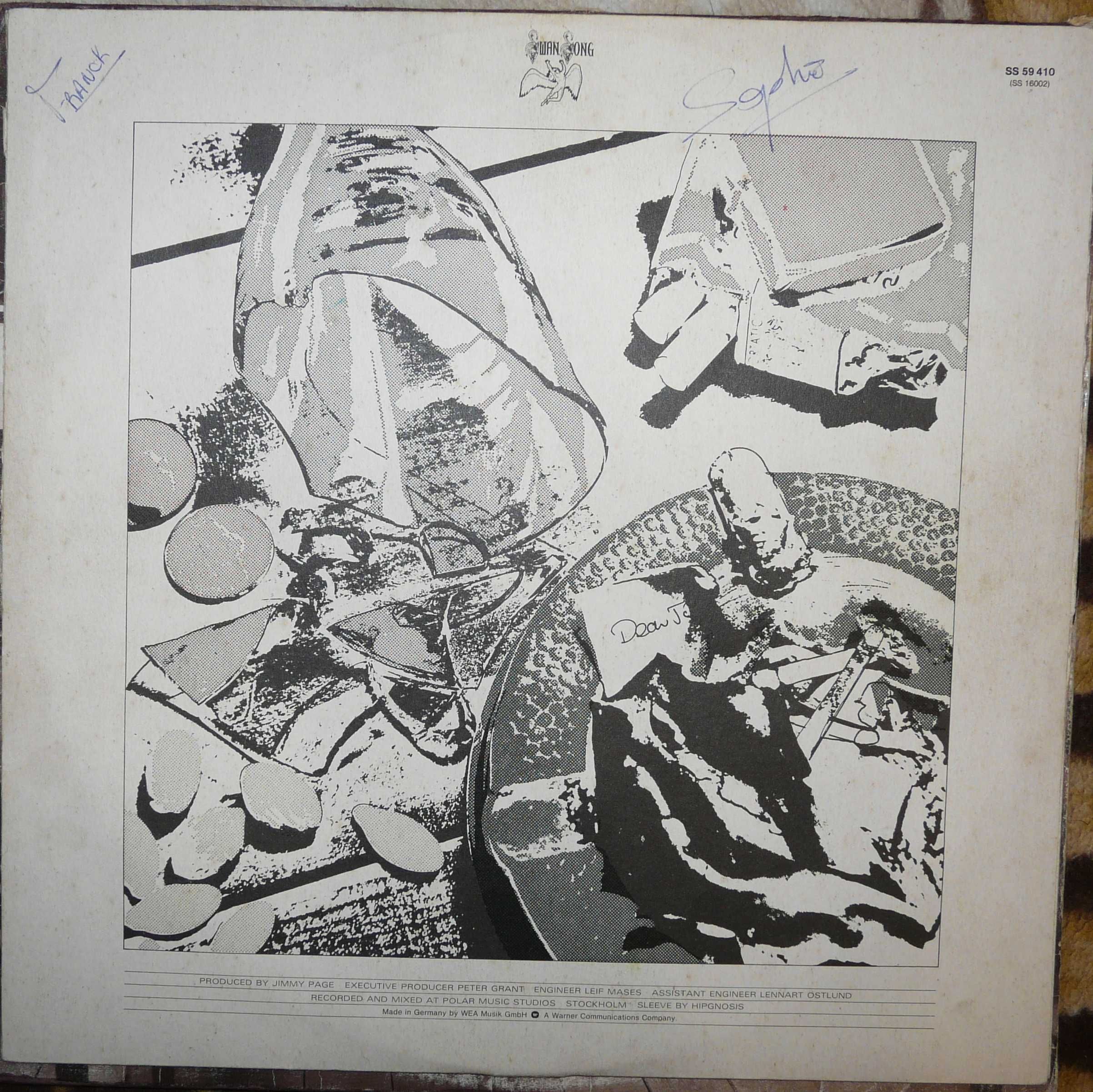 Led Zeppelin In Through the Out Door Winyl LP Uszkodz.