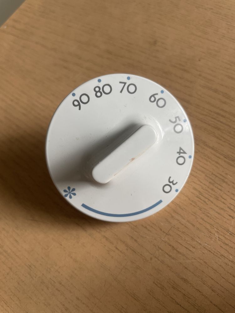 Szuflada, pokrętło temperatury i programatora pralka Mastercook PF-53