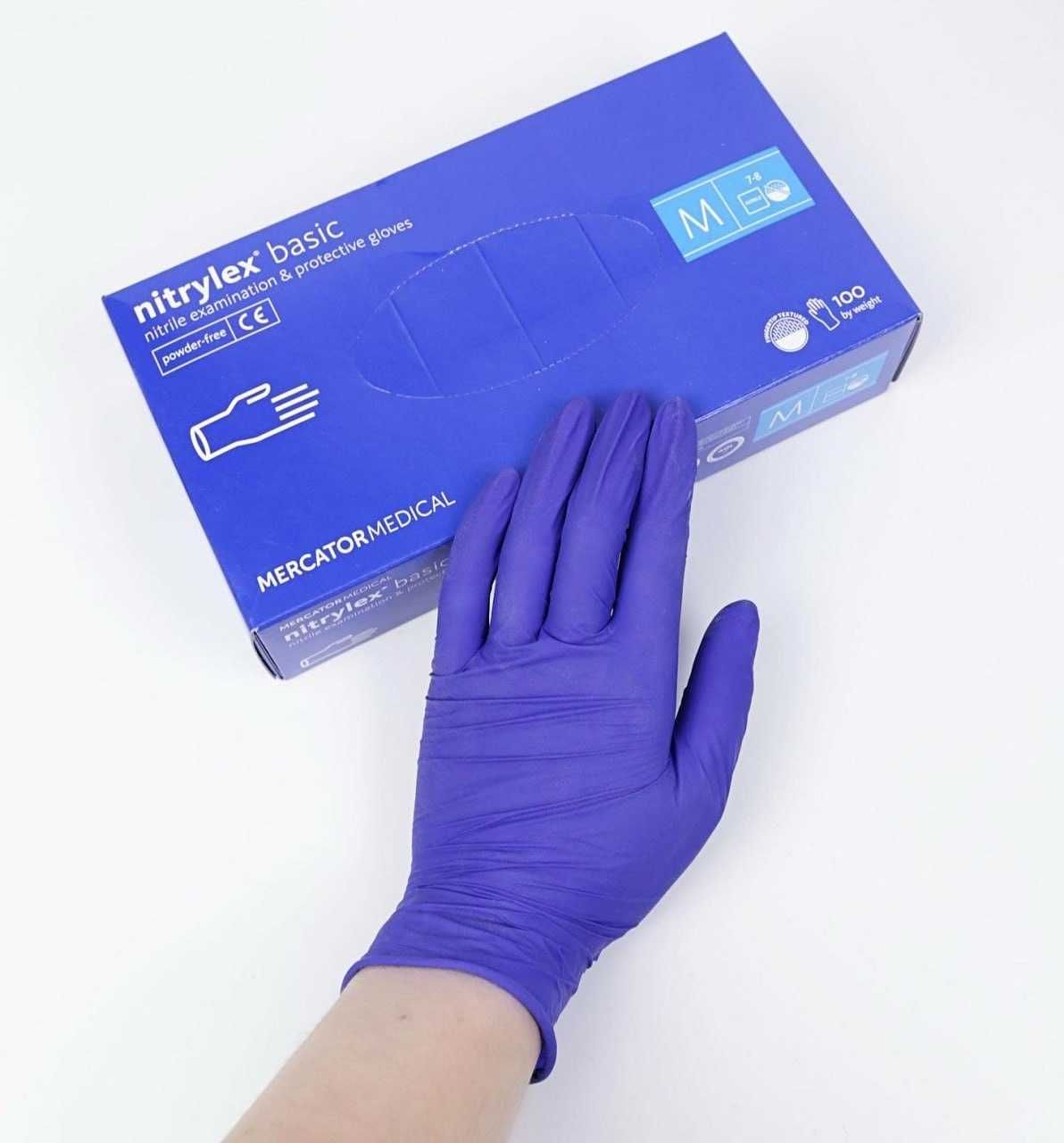 рукавички Mercator Medical Nitrylex basic