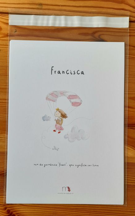 Prints A4 com nomes para criança