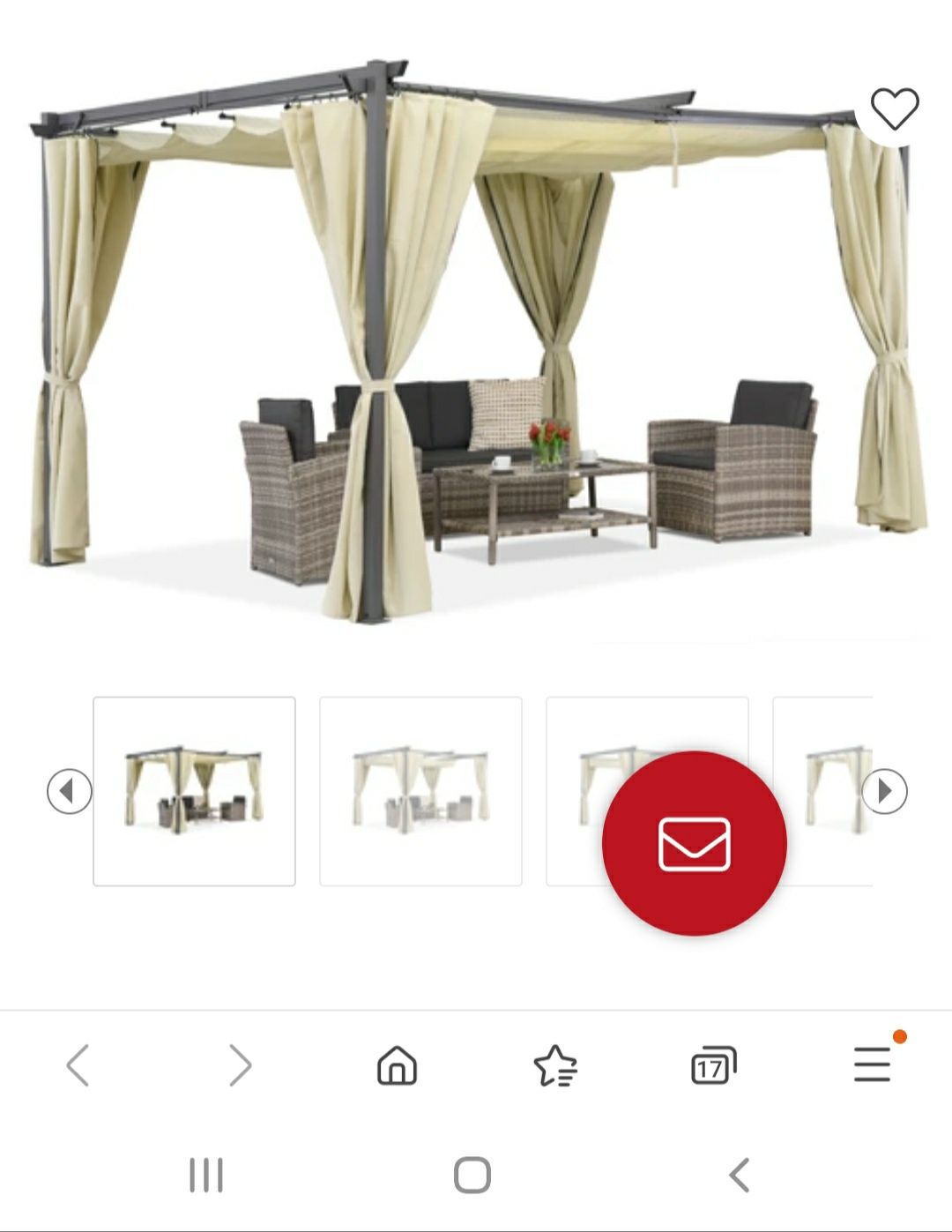 Pergola 3/4 m nowa