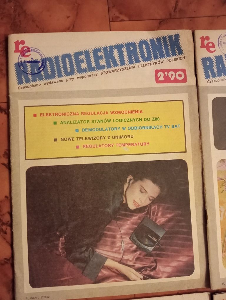 Miesięcznik Radioelektronik 1;2;3;5;7;8/90