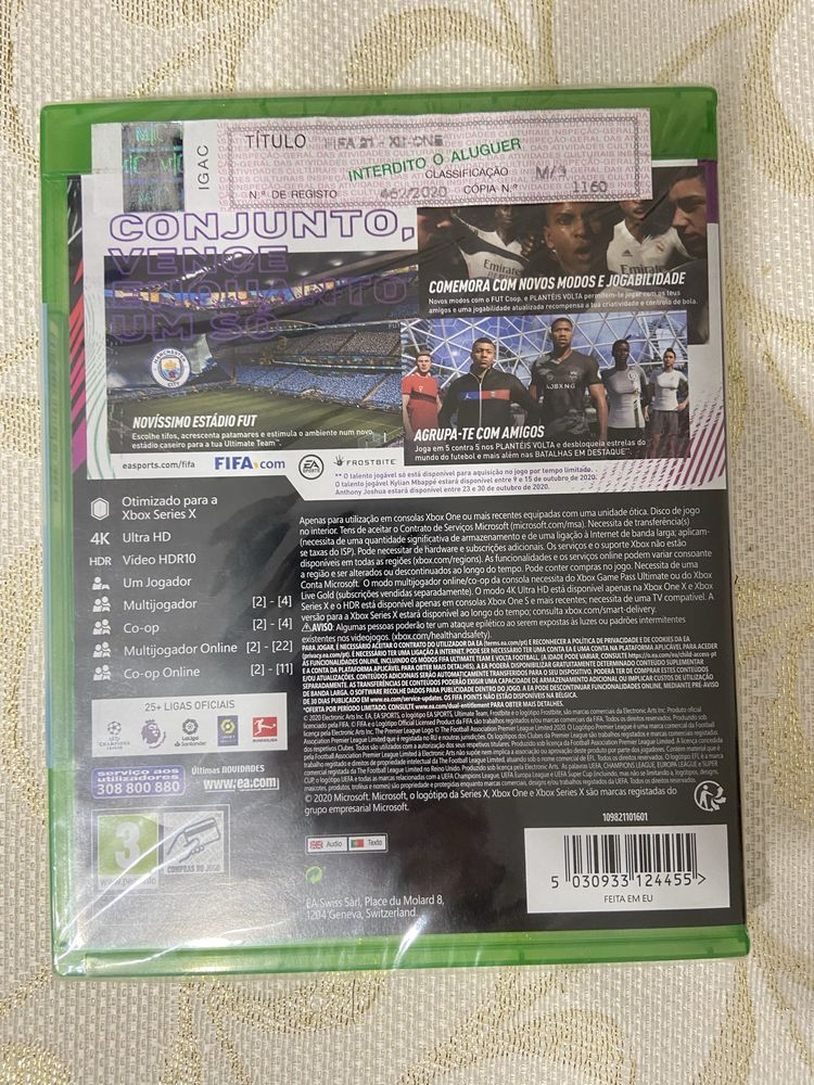 FIFA 21 - XBOX - Selado