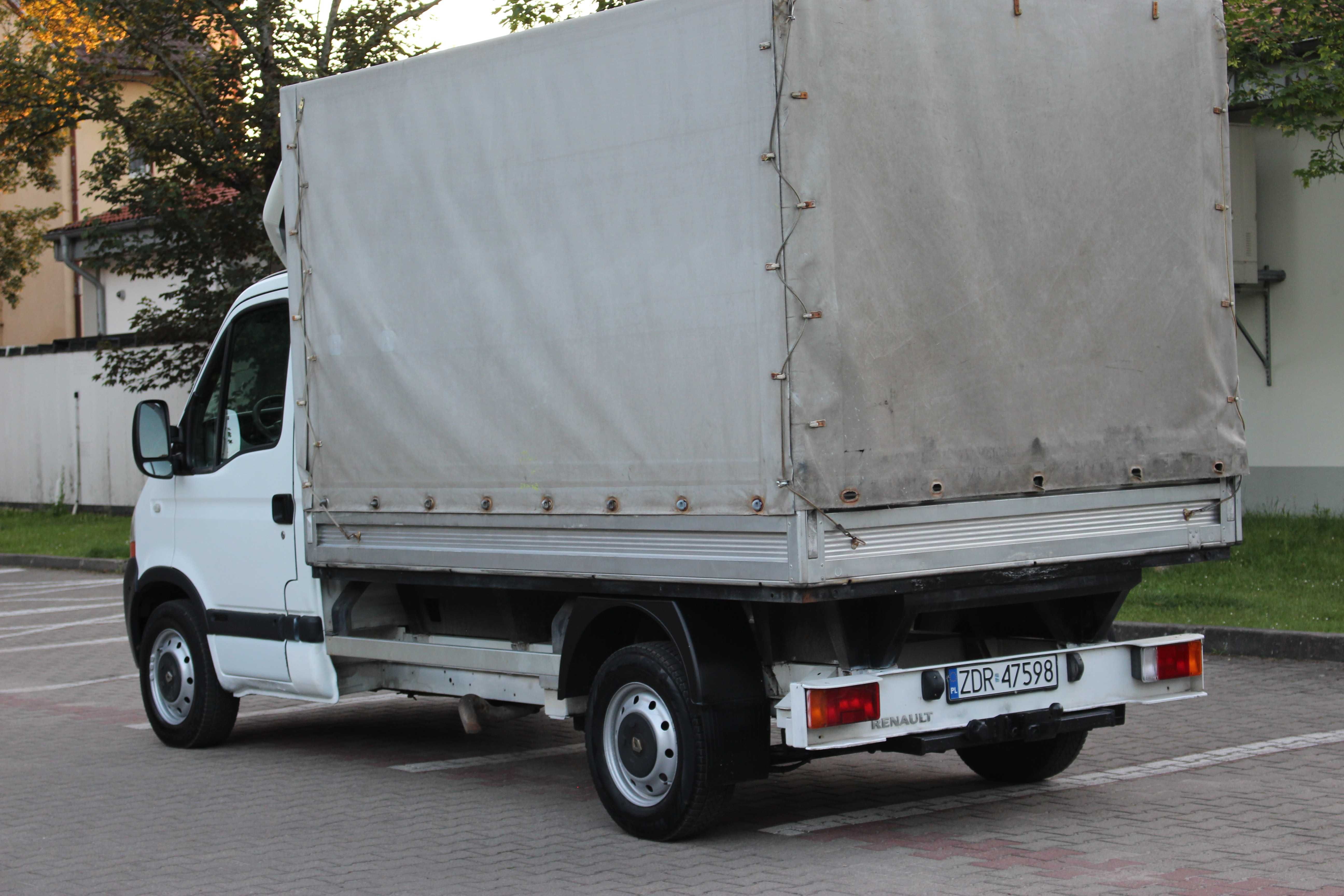 Renault Master 2.5dci dmc 3500kg katB plandeka model 2010 niski przebi