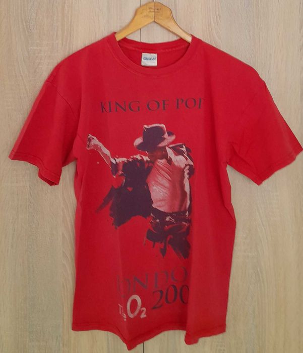 koszulka Michael Jackson King of POP 2009 London vintage gildan M