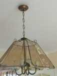 Lampa wisząca zlota