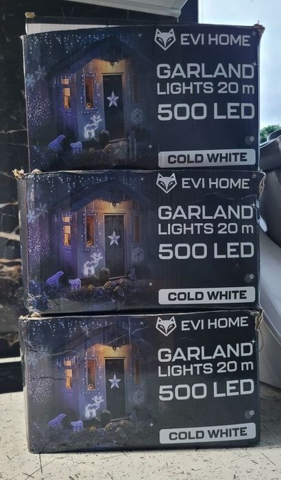 Girlanda świetlna na zewnątrz 500 LED