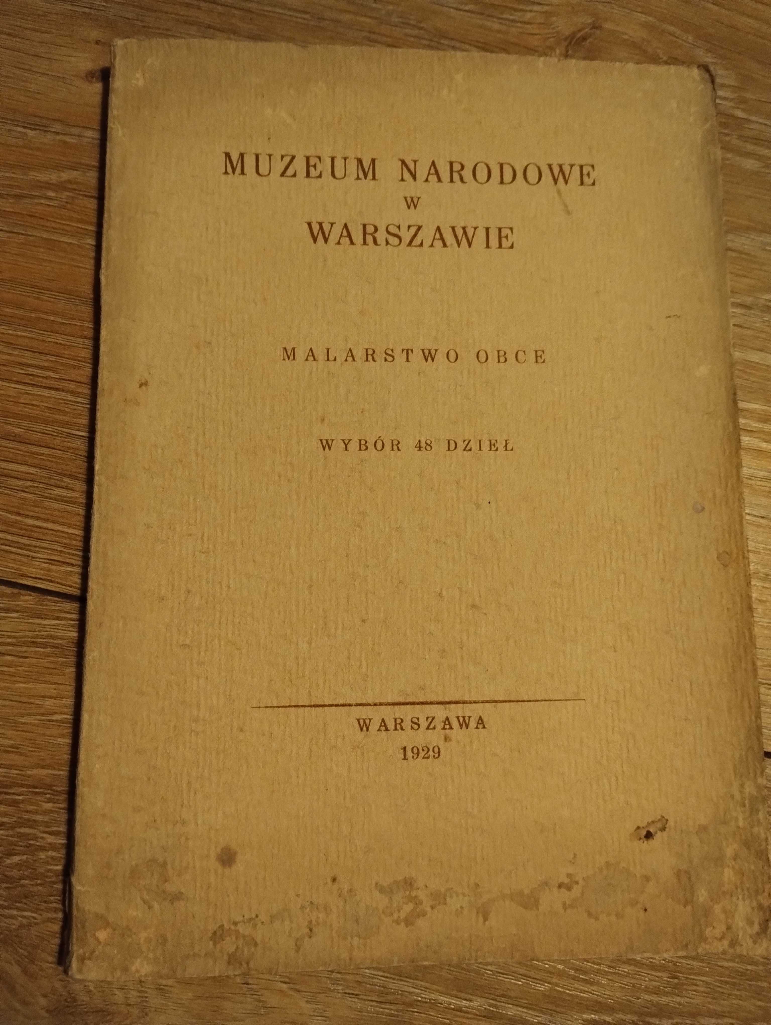 Muzeum narodowe w Warszawie Malarstwo obce 1929
