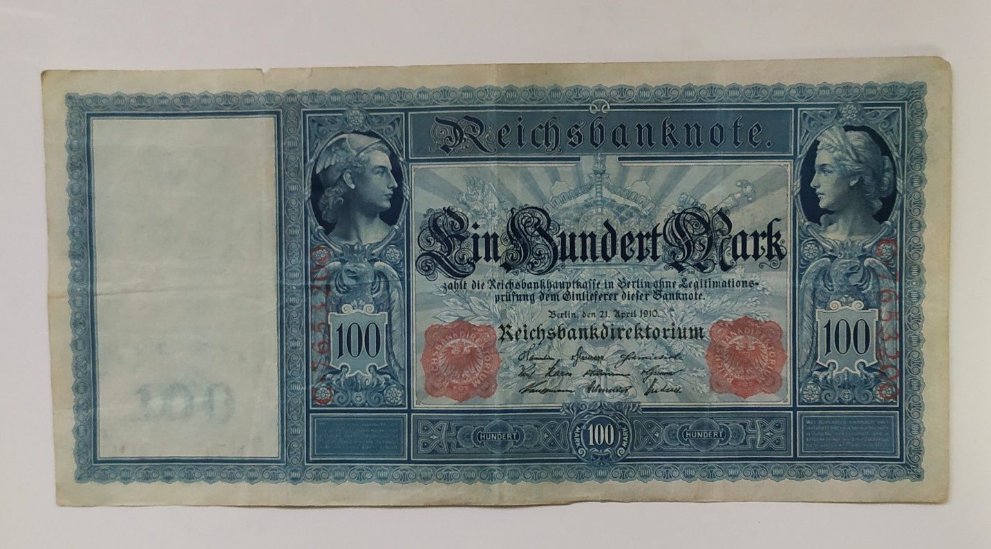 Banknot 100 marek 1910 Niemcy