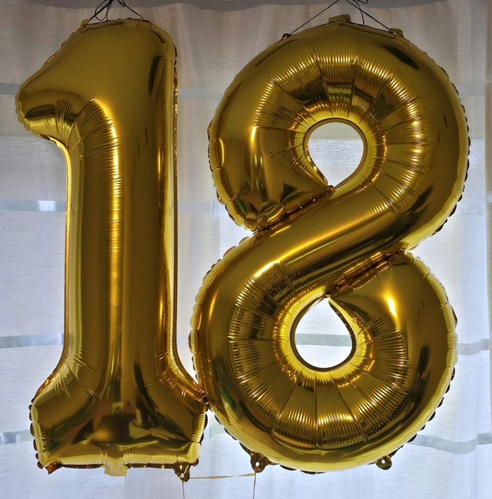 Zestaw 18te Urodziny gotowyl Balony i ...