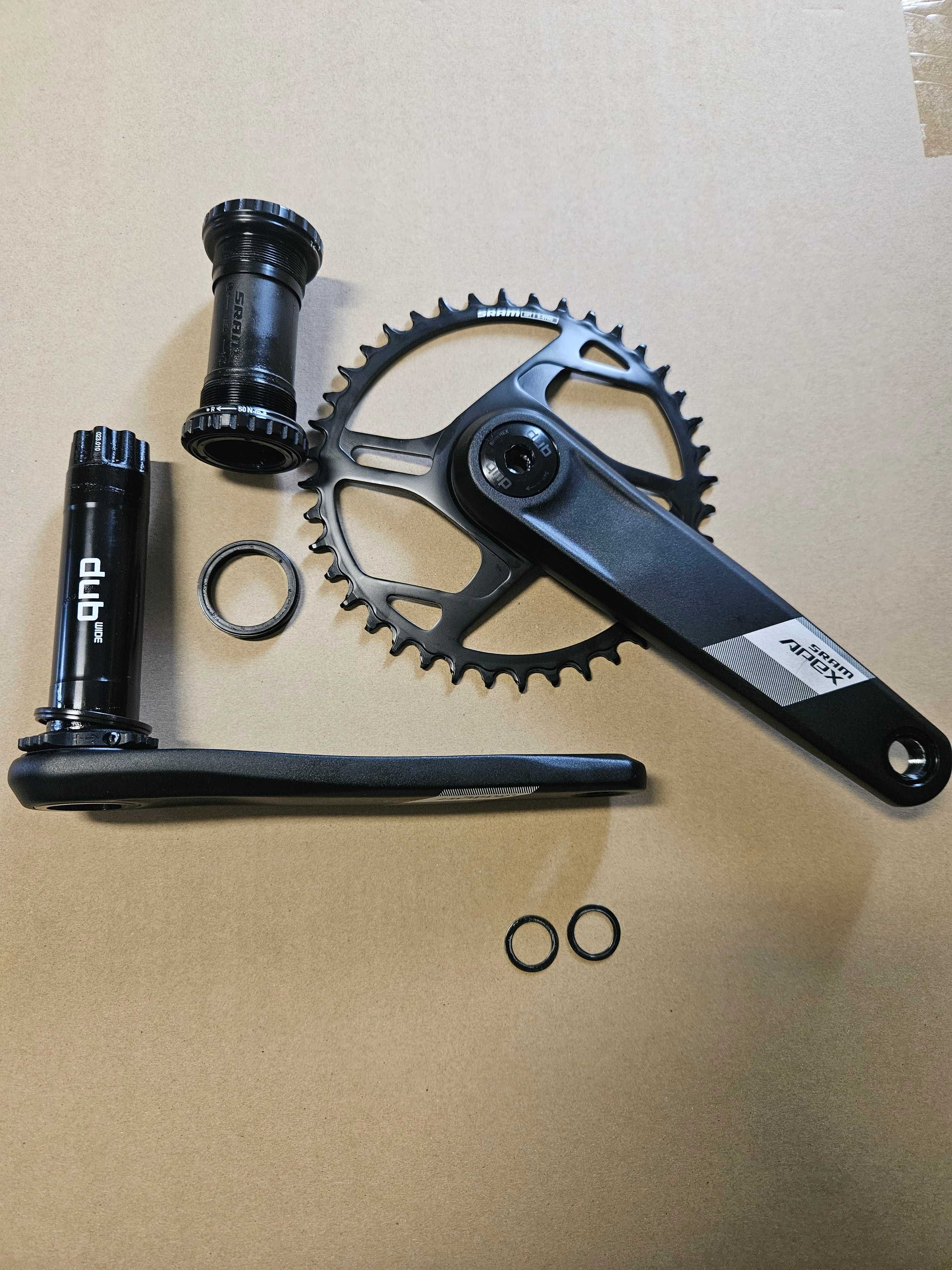 Korby + suport SRAM APEX D1 Dub Wide 175mm 1x12 OEM