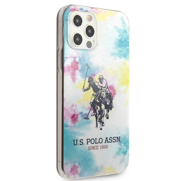 Etui U.S. Polo Assn. Tie & Dye na iPhone 12/12 Pro - Wielokolorowy