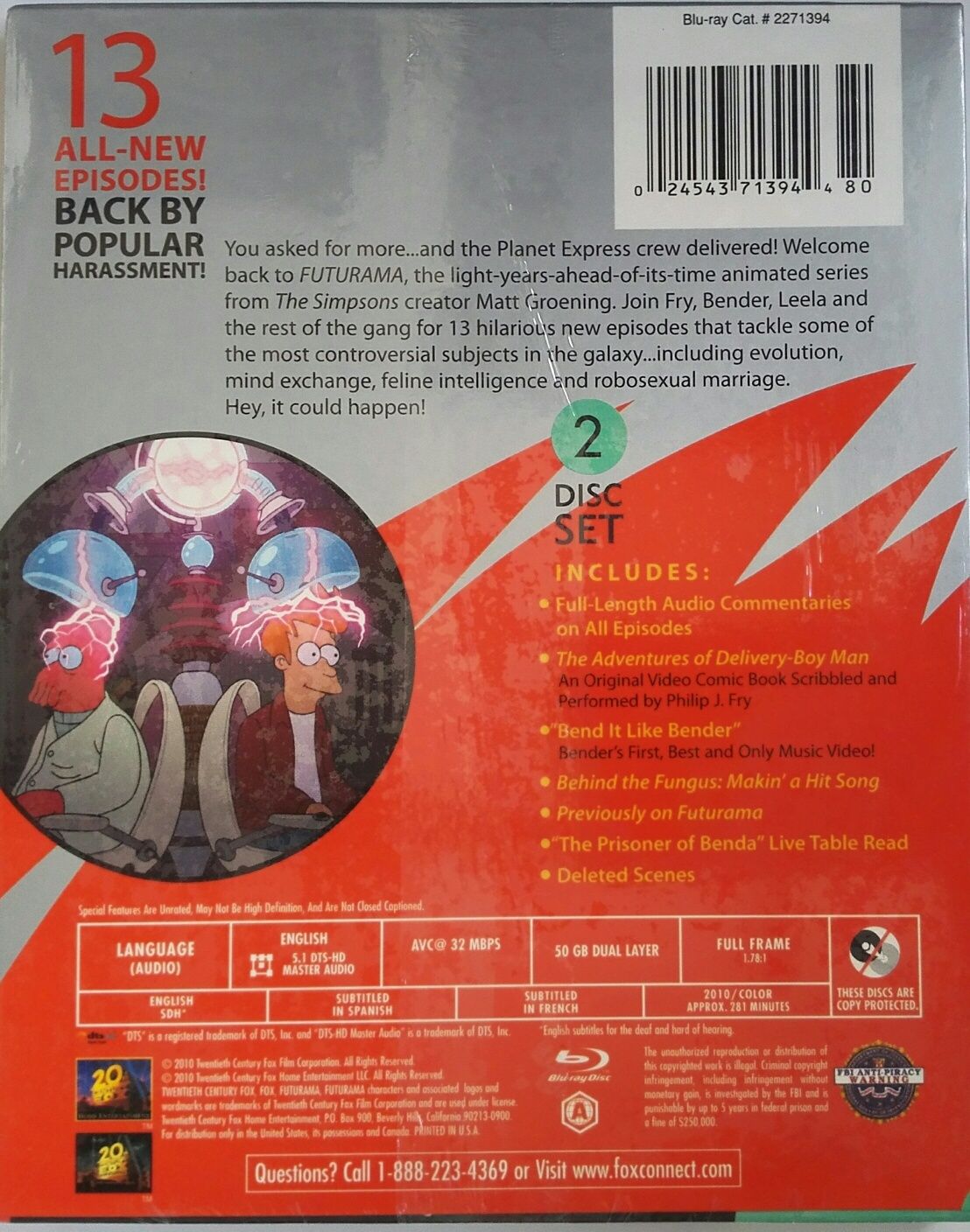 "Futurama: volume 5" Blu-Ray reg A bez PL