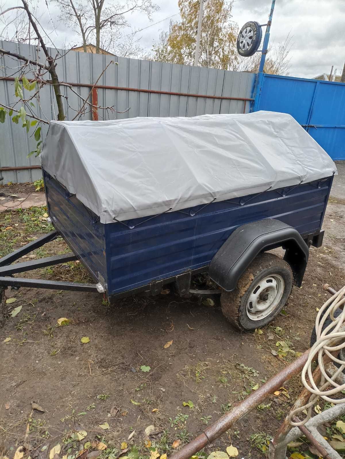 Тент пвх на легковий прицеп пга  1,8 * 1,3