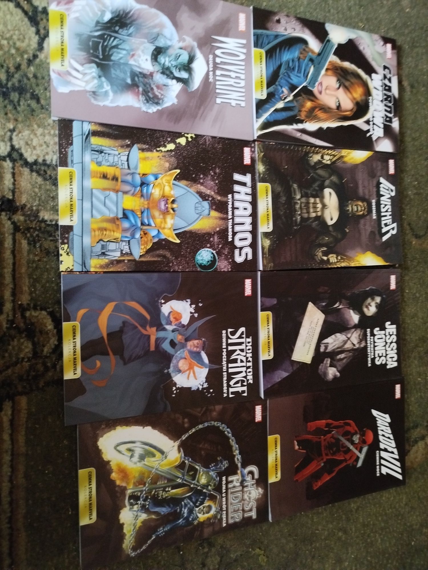 Komiksy Ciemna strona Marvela 8 sztuk