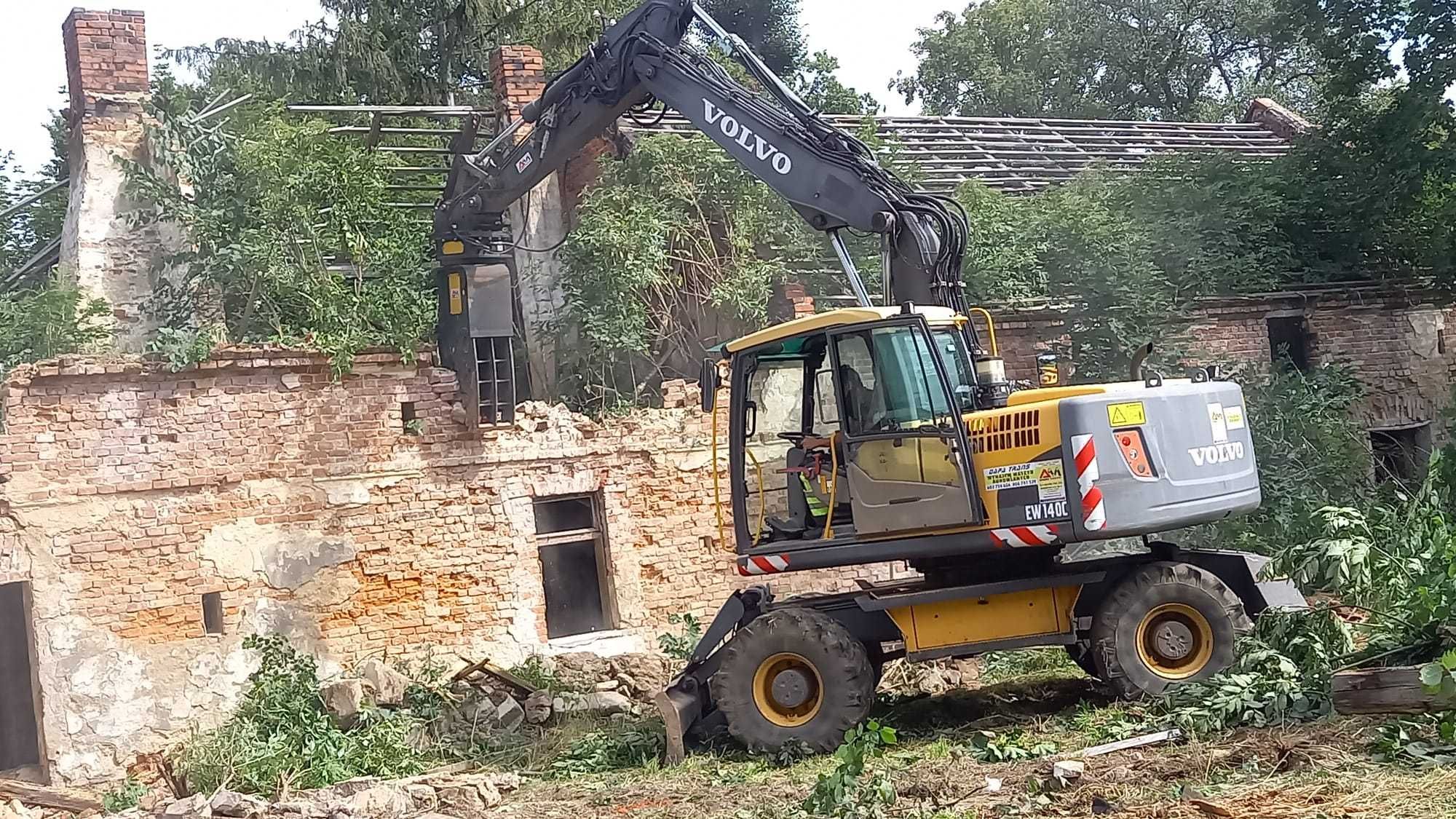 Wyburzenia Rozbiórki Kucie Betonu Roboty Ziemne  Kruszenie Gruzu