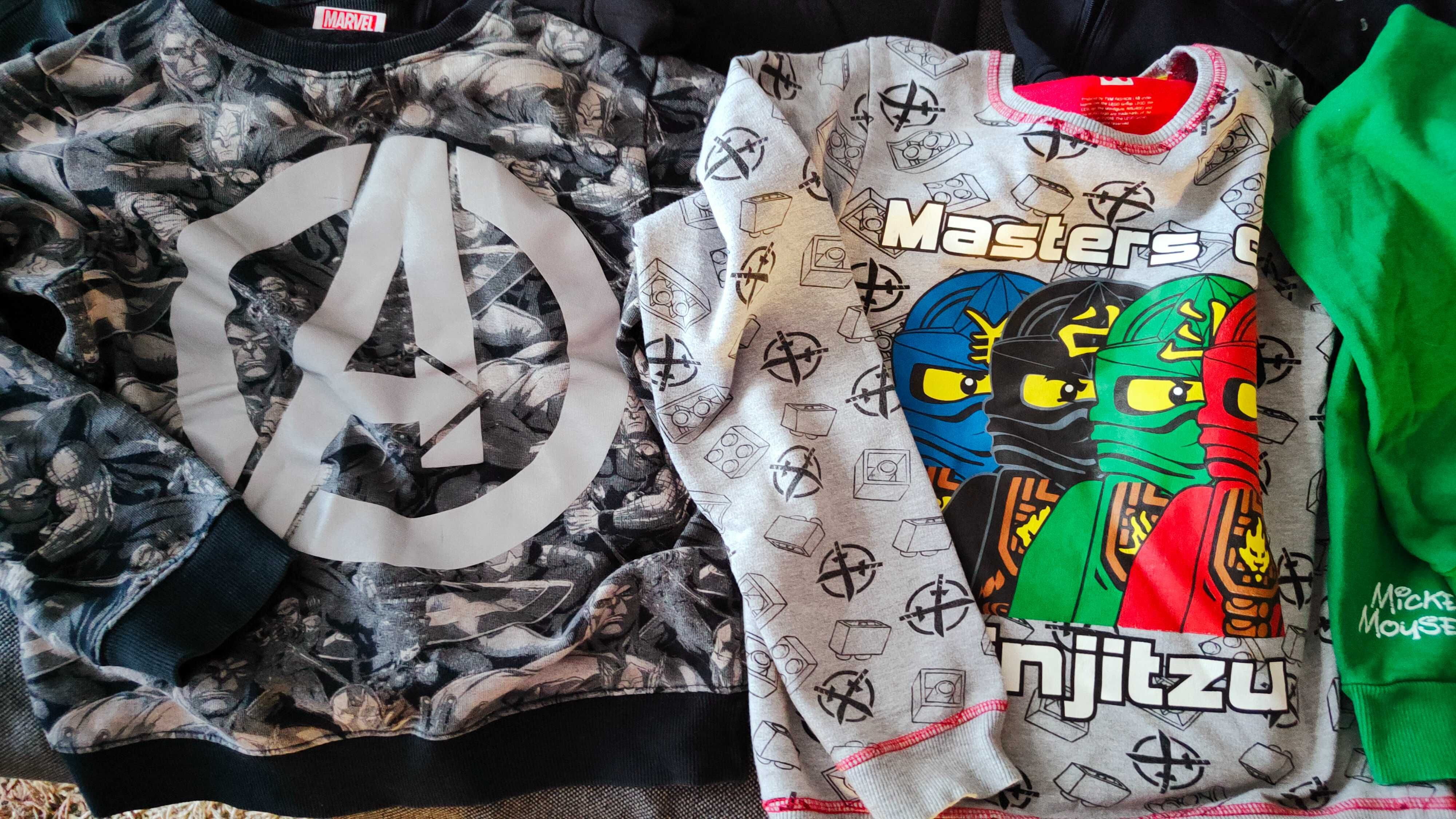 Bluzy dla chłopca 9-10 lat Marvel ninja lego