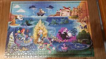Puzzle clementoni 1000 el Disney syrenka Ariel