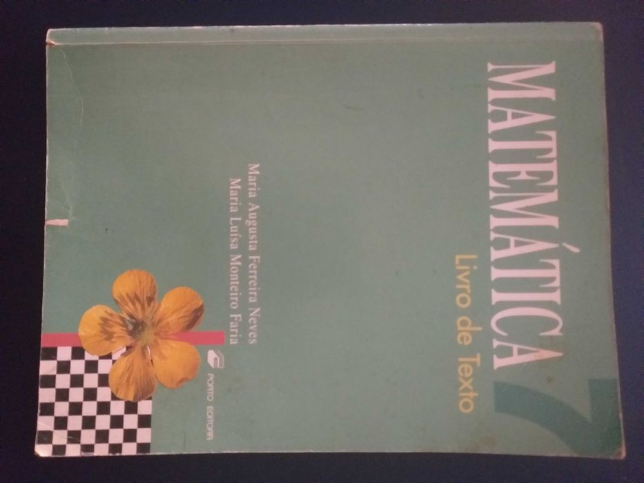 Livro "Matemática 7" - Livro de Texto do 7.º Ano da Porto Editora