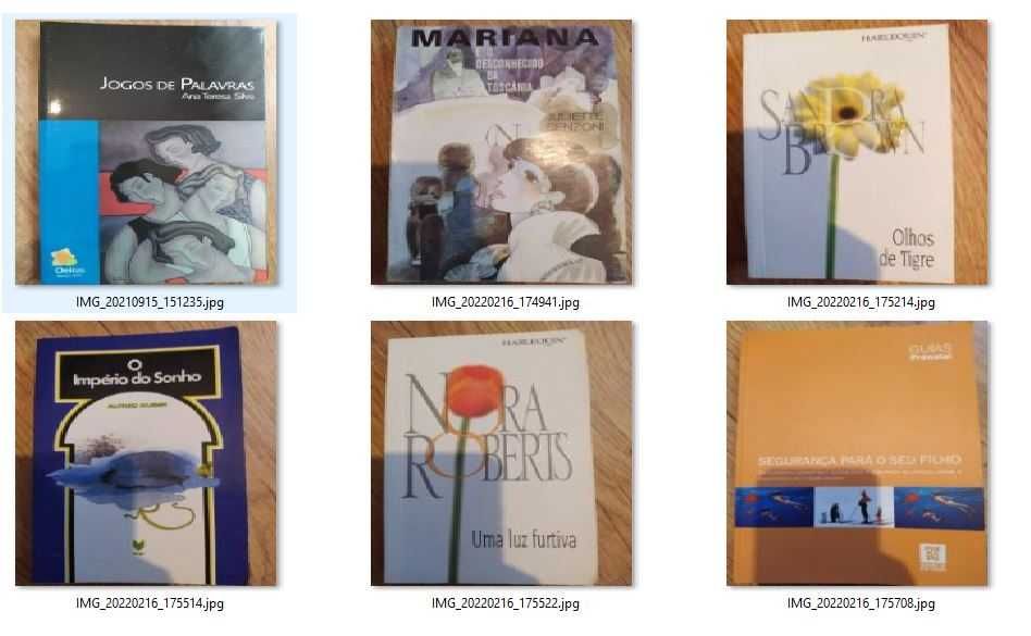 Vários livros - 4€ cada