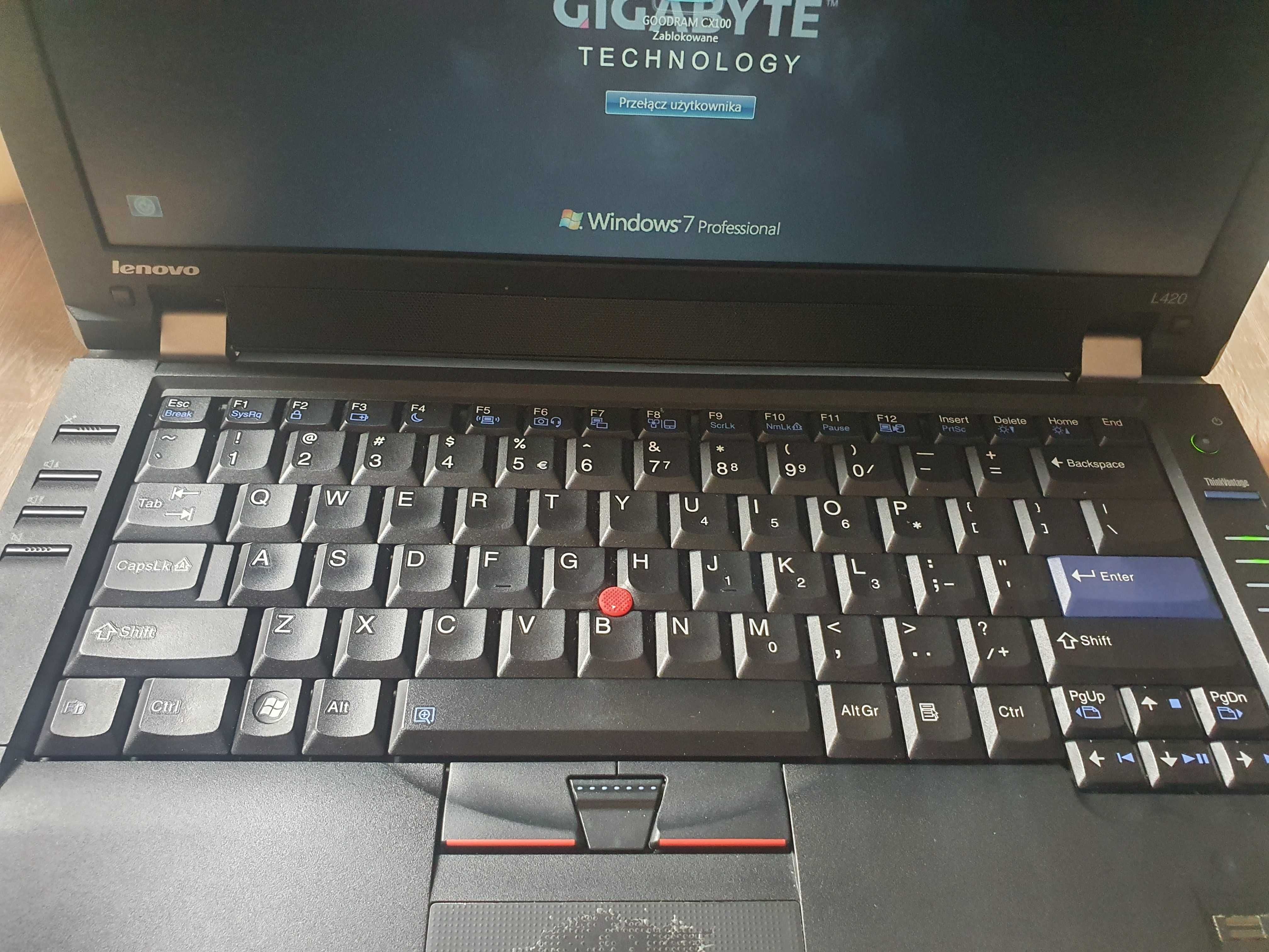 Pancerny laptop do warsztatu i garażu Lenovo L420 i3 8gb ram, SSD