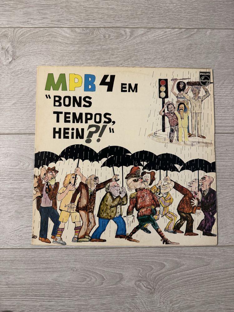 Disco Vinil MPB4 - Bons Tempos Hein (contém Insert) 1979