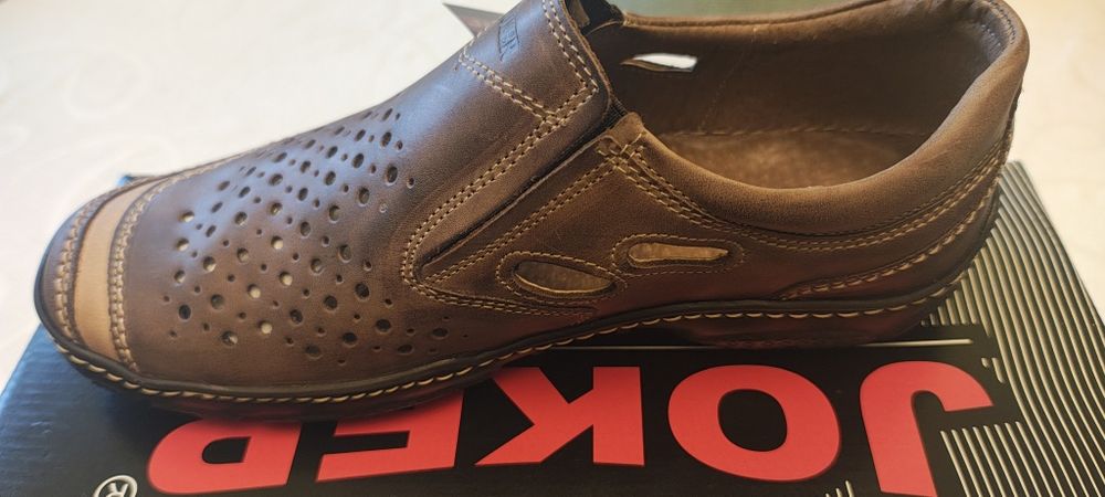 Buty męskie skórzane