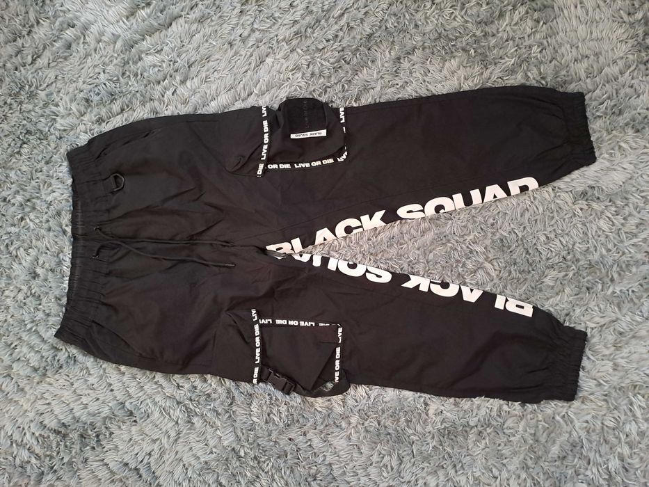 Czarne spodnie Black Squad