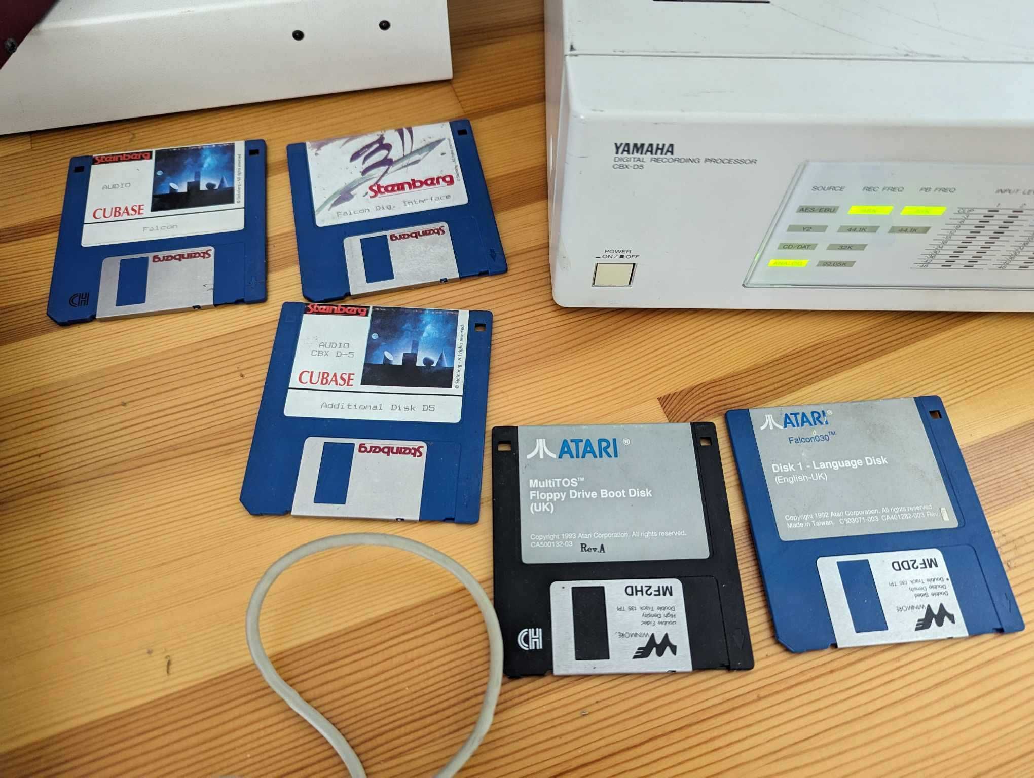 Atari Falcon 030, Yamaha CBX-D5, Steinberg FDI studio nagrań z lat 90'