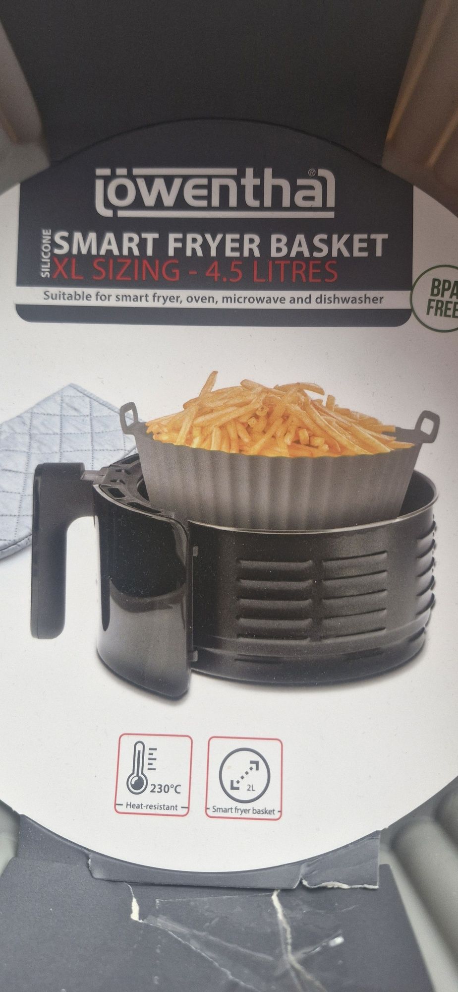 Nowy wklad silikonowy XL do Airfryer pojemność 4,5l