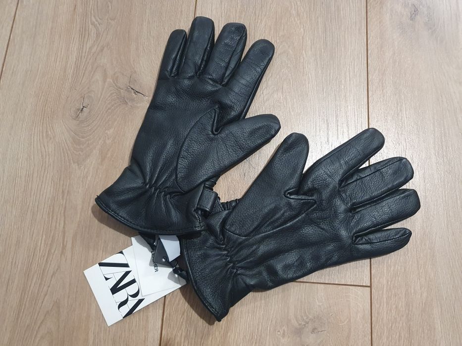 Rękawiczki skórzane Zara M idealne na prezent