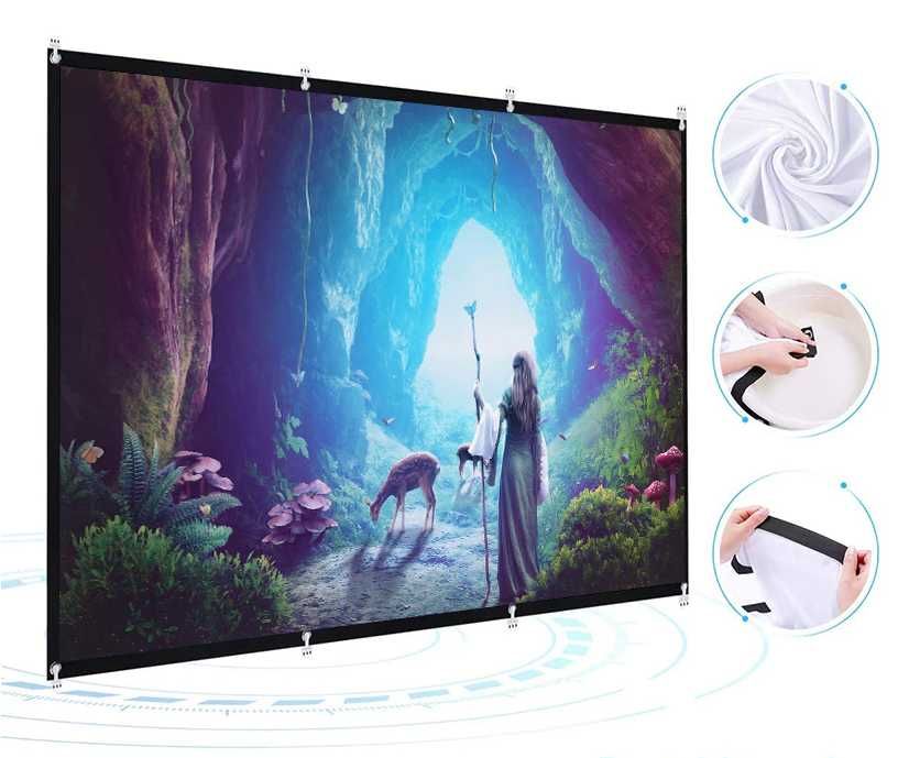 Ekran projektora 120 cali składany