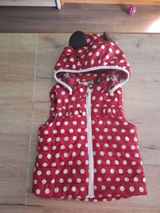 Piekna Kamizelka na jesień H&M myszka Minnie jak nowa