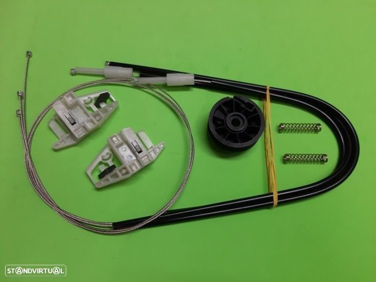 Kit reparar elevador vidro Audi Bmw Vw Mercedes Fiat Seat Renault Skoda Peugeot NOVO