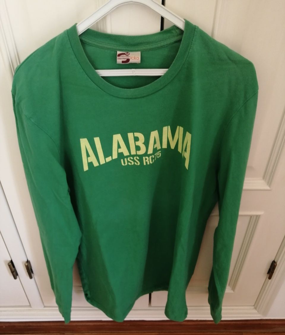 Sweatshirt verde, tamanho L, da marca Sicko