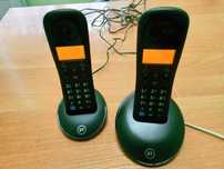 Telefon stacjonarny bezprzewodowy BT - 2 słuchawki