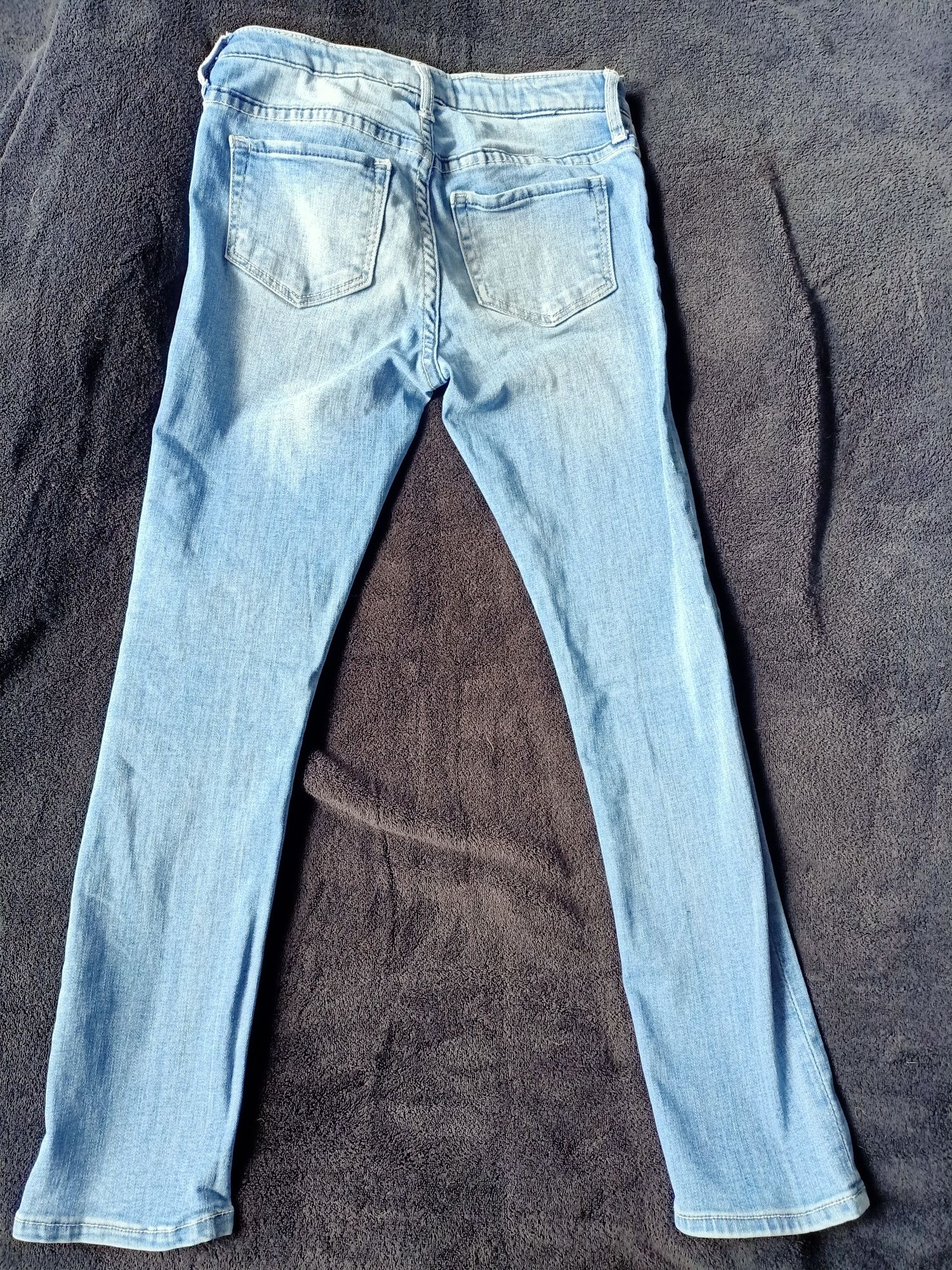 Spodnie jeansowe dziewczęce H&M r.128