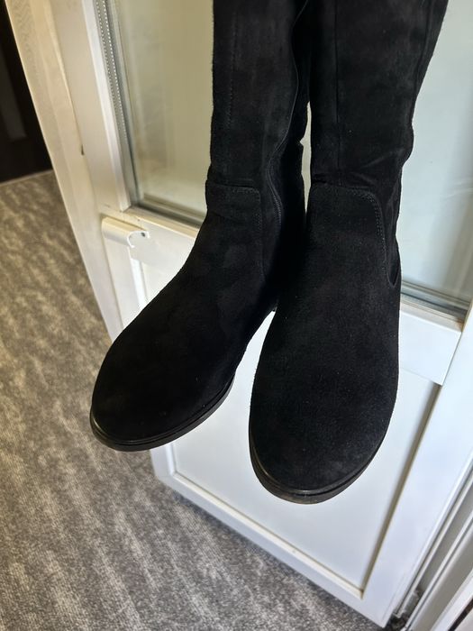 Чоботи сапоги замшевые