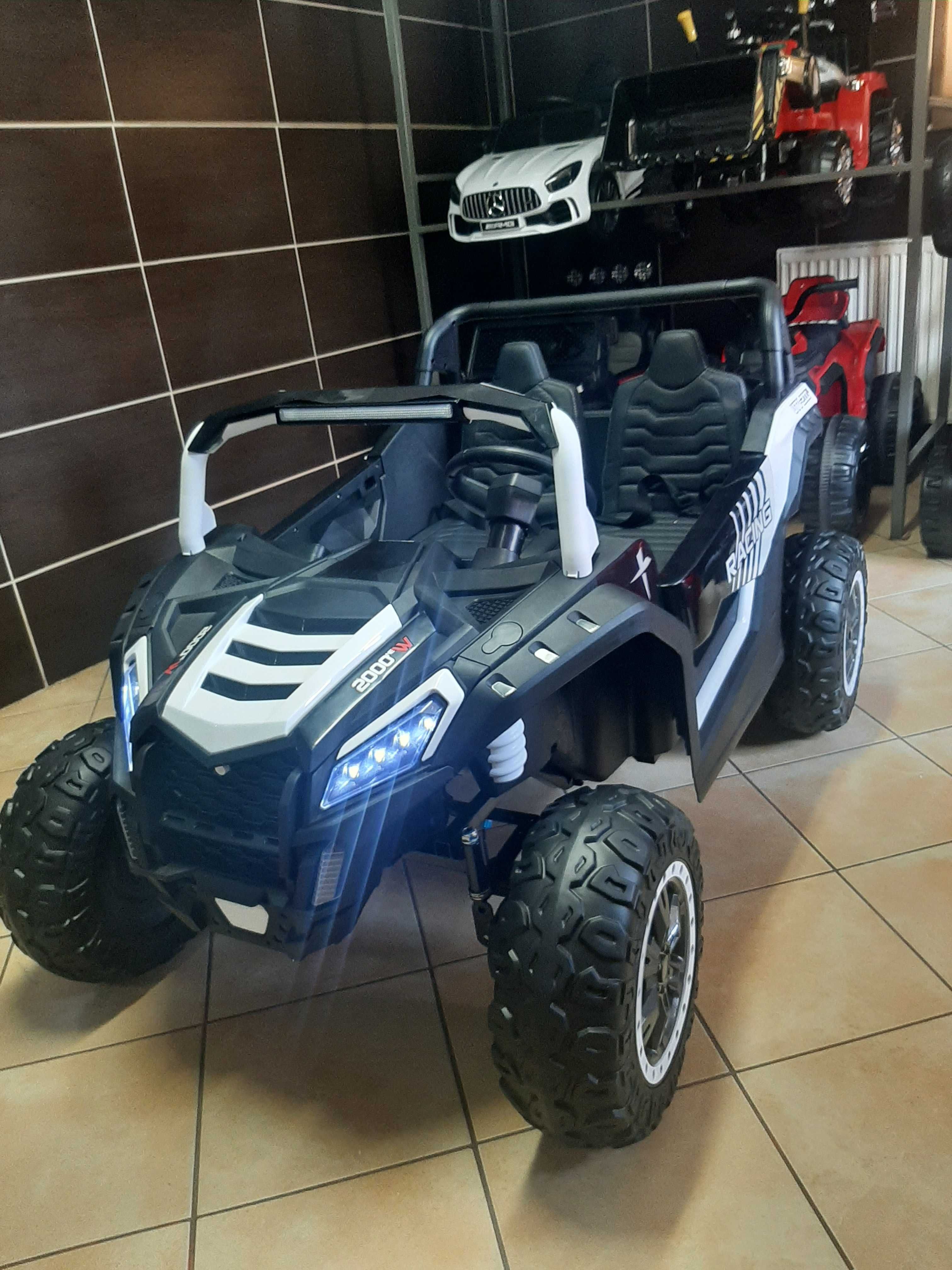 Samochód Buggy ATV Racing na akumulator dla dzieci  dla 2 dzieci