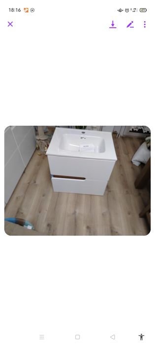 Sprzedam umywalkę nowa kupiona okazało się że nie pasuje