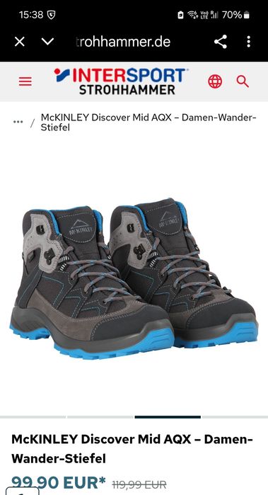 Buty trekkingowe  firmy  MCKINLEY Okazja