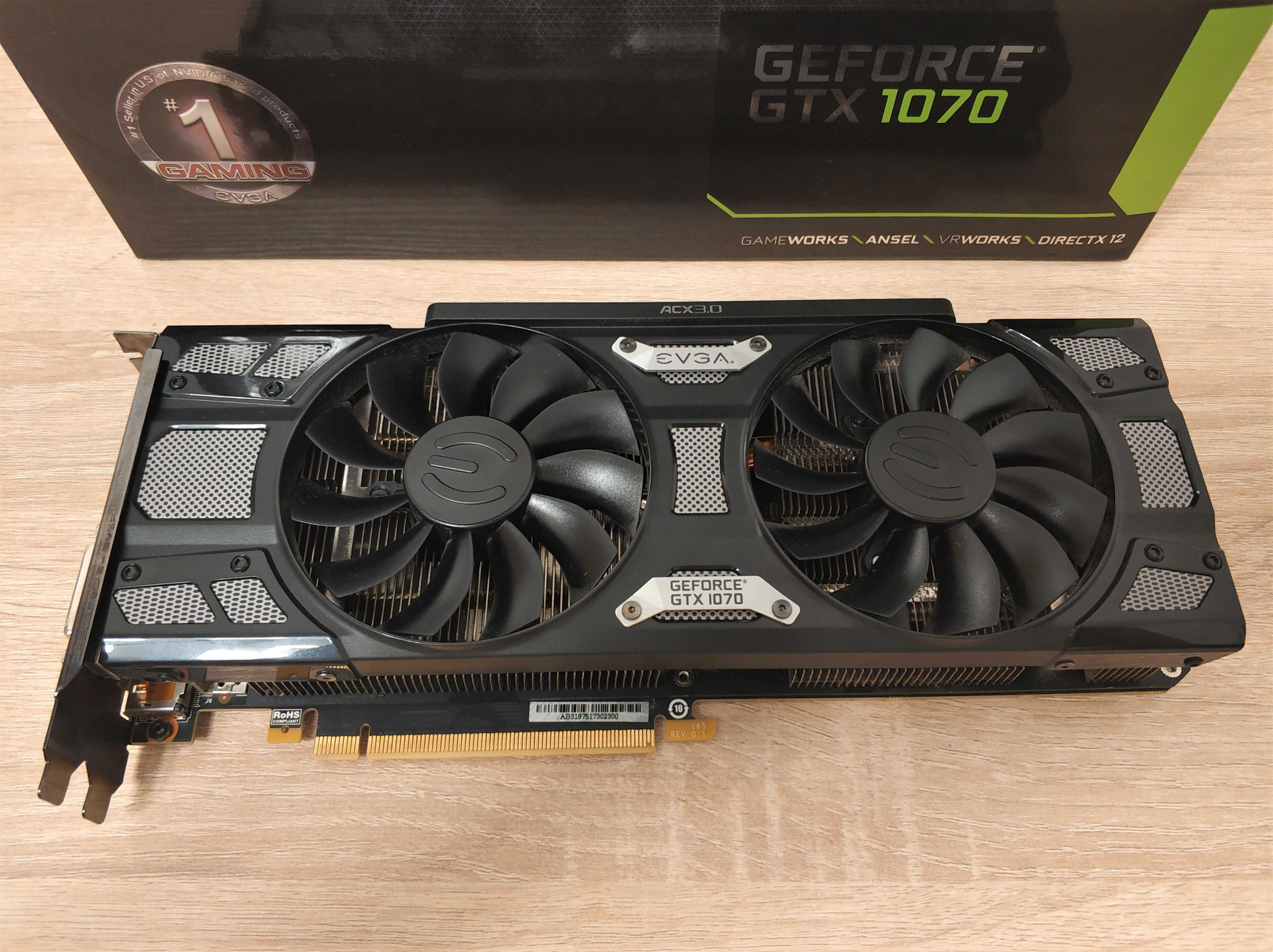 EVGA GTX 1070 8GB 256 bit